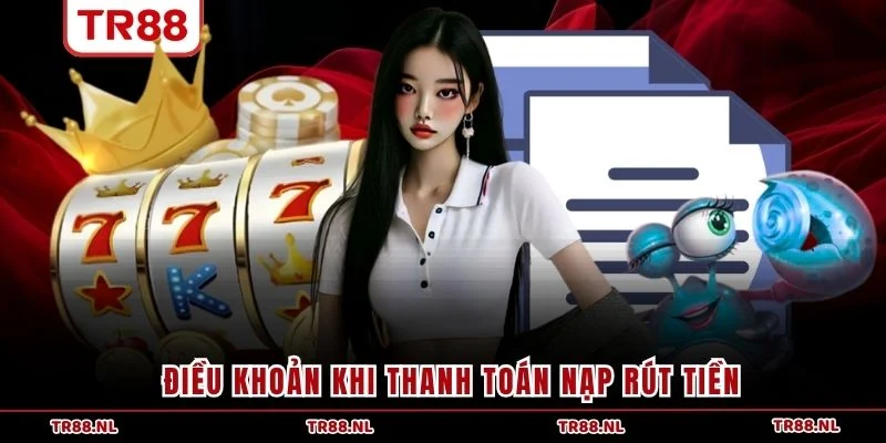 Điều khoản khi thanh toán nạp rút tiền