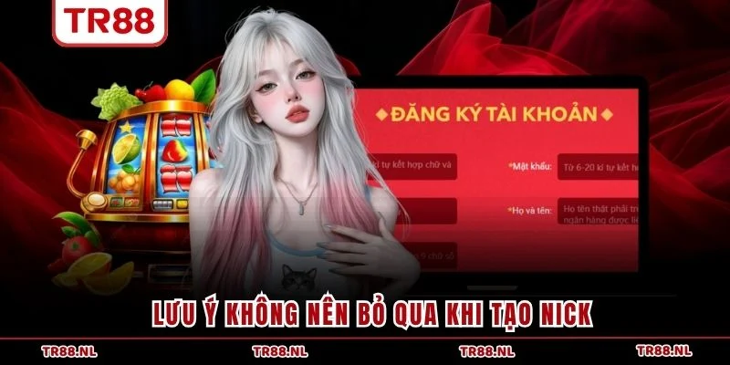 Lưu ý không nên bỏ qua khi tạo nick